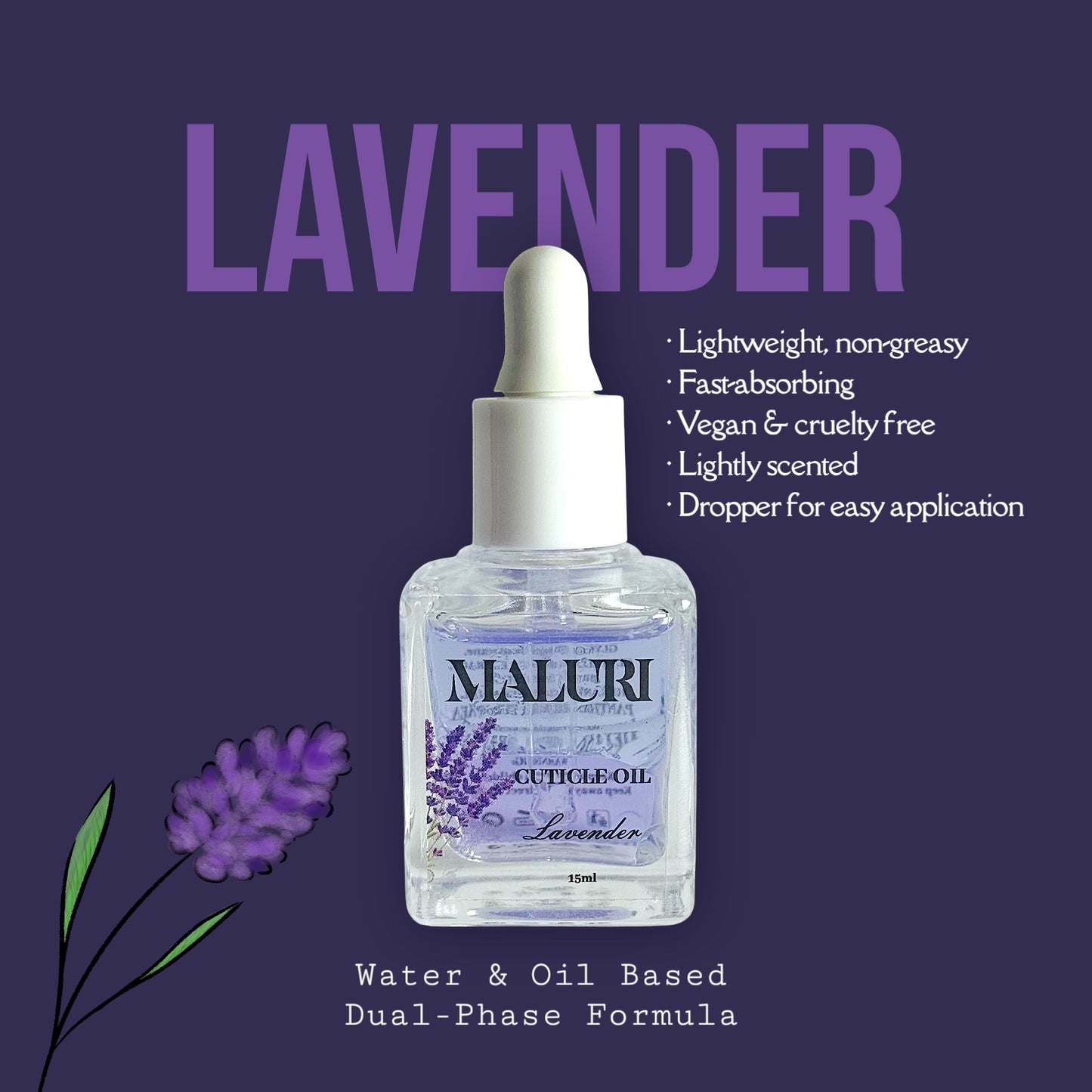 Lavender Drip - Dual-Coloured with Vitamin E