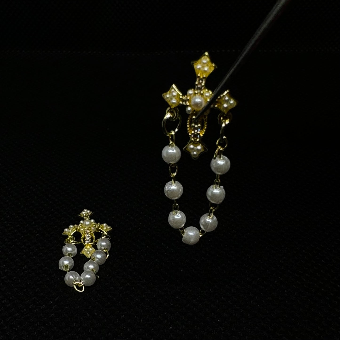 PEARLED CROSS